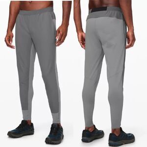 Lululemon Switch Up Jogger Pants Mens XL Asphalt Gray Pull On Drawstring Pockets